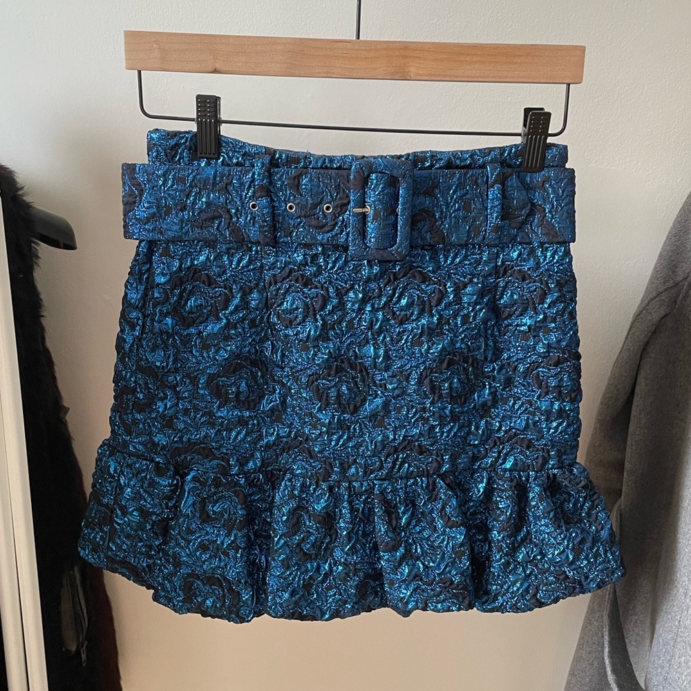 NEW Zara metallic skirt size S